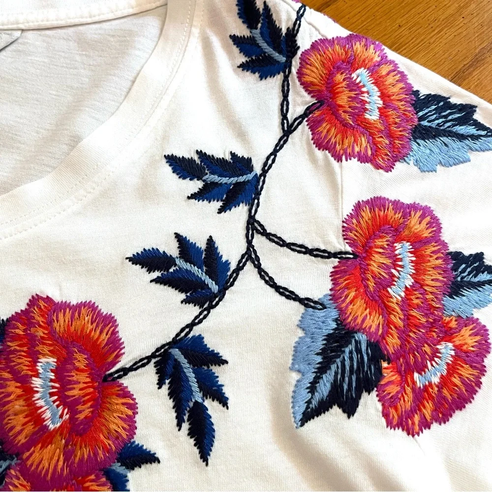 Tommy Bahama Embroidered Short Sleeve Tee M - Picture 9 of 9